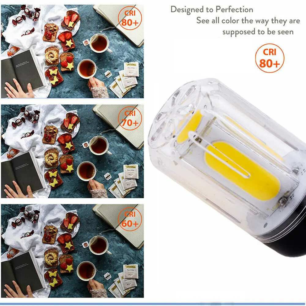 Imagem -05 - Super Bright Led Cob Lâmpadas de Milho Início Lâmpadas de Mesa Iluminação ac 85265v 110v 220v 12w 16w E27 E14 E12 E26 B22