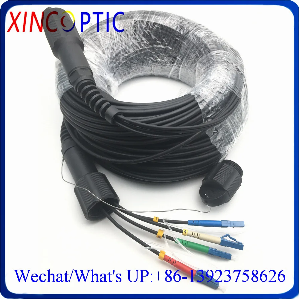 

4C 70M SM G657A,MM OM2 OM150/125/ 62.5/125 LSZH/TPU,1Pcs PDLC/UPC(4Core)-PDLC/UPC(4Fibers)Armored Fiber Optic Patch Cord Cable