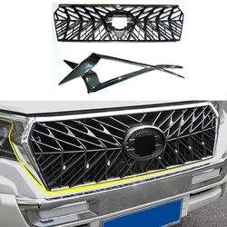 Modificato Per Prado Griglia Per Land Cruiser Prado 150 LC150 J150 2018 2019 2020 Paraurti Anteriore Griglie Maglia di Copertura Racing Grill Mesh