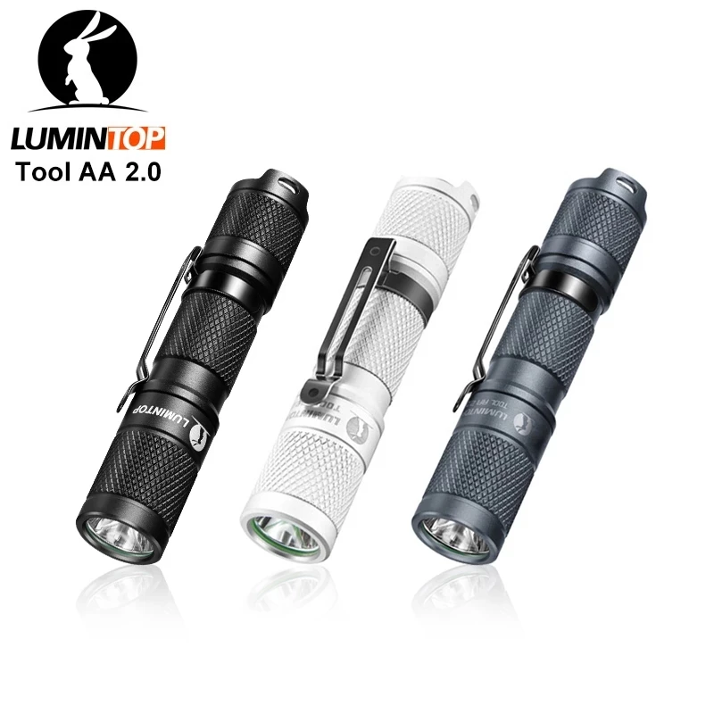 LUMINTOP Tool AA 2.0 Portable Mini Flashlight XP-L HD LED max 650 lumen throw 127 meter Outdoor Sports torch Self-defense Light