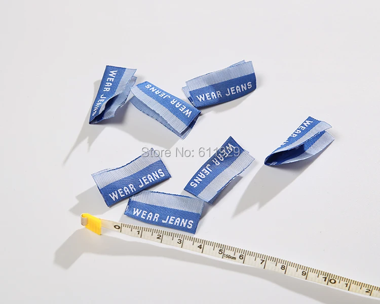 jeans label clothing woven label main label embroidered tag 100 pcs a lot