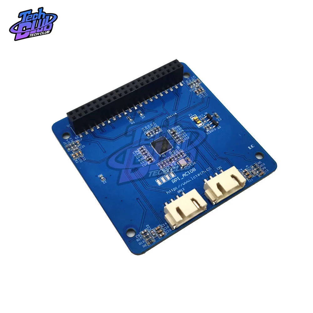 DC 5V 4 Mic Input o Decoder Module per Raspberry Pi Expansion Board microfono AC108 Smart Voice programma pratico