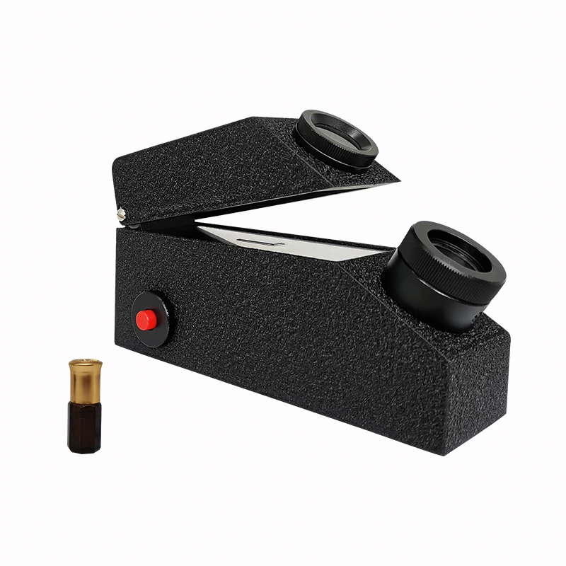 Gem Refractometer with Refraction Oil Jewelry Identification Instrument Distinguish Tools Jade Stone Refractive Index Tester