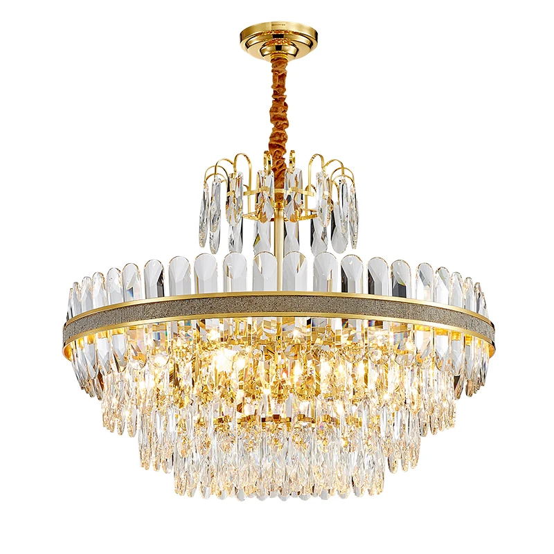 

Modern LED Chandelier Lighting Luxury Iron Crystal Round Rectangle Lights Fixture Bedroom Living Room Dining Room Lamps Lustre