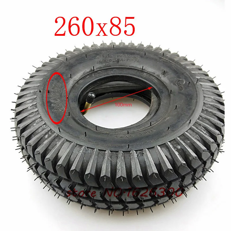 260x85 Tire and Inner Tube 3.00-4 (10\