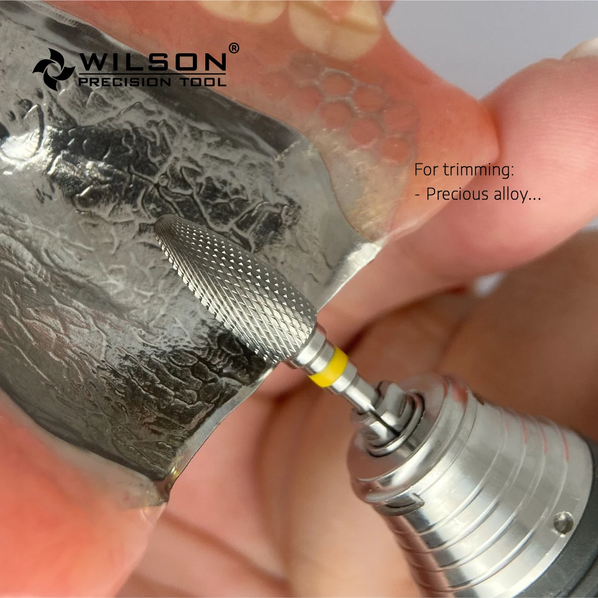 WilsonDental Burs 5000129-Pieza de baja velocidad dental Tungsten Carbide Dental Bur for Trimming Metal