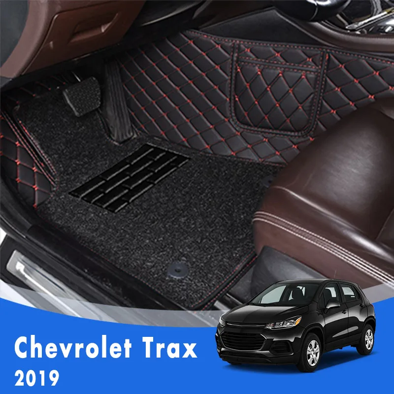 

Carpets For Chevrolet Trax 2019 Luxury Double Layer Wire Loop Car Floor Mats Custom Auto Styling Foot Pads Automobile Rugs Cover