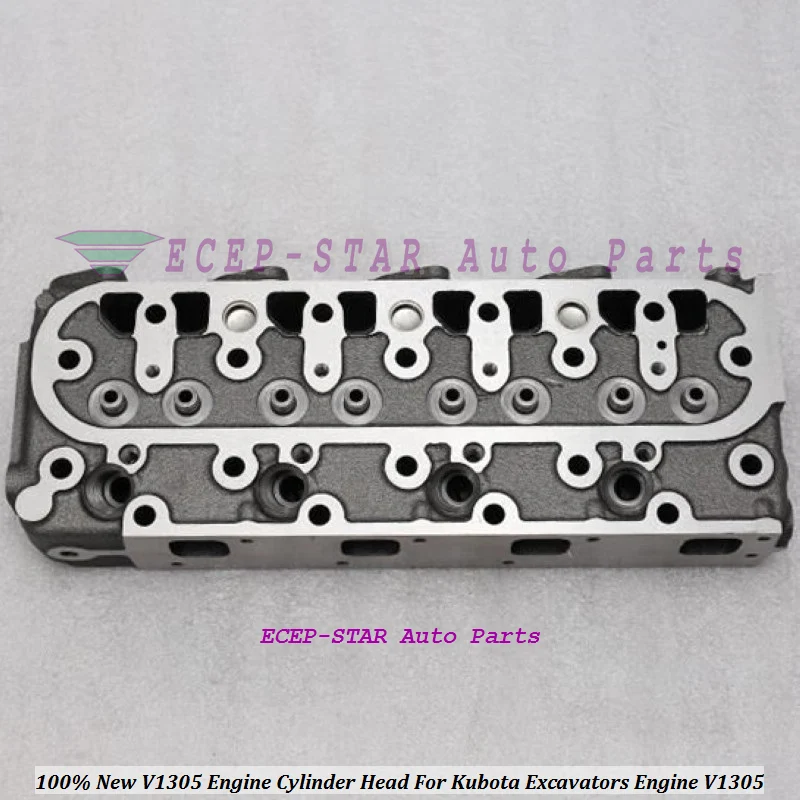 

100% New V1305 Engine Cylinder Head For Kubota Excavators V1305 Engine
