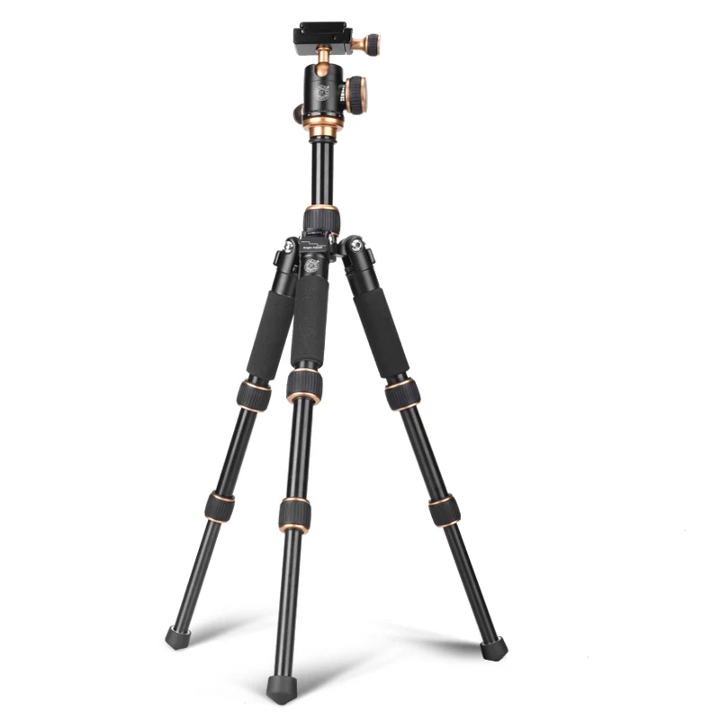 QZSD Q166 foldable light weight and short Aluminium alloy table mini portable tripod for all camera DSLR smart mobile phone