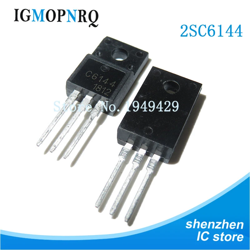 10pcs/lot 2SA2222 2SC6144 TO-220F (5pcs A2222 + 5pcs C6144 )TO-220 new