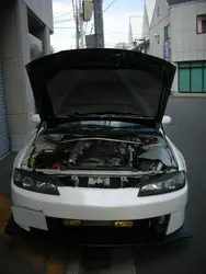 日産シルビアs15用カーボンファイバーエアスプリング,フロントフード用リフトサポート,1999-2002