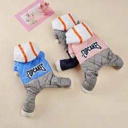 Autumn Winter Pet Dog Clothes For Dogs Overalls Pet Jumpsuit Puppy Clothing For Dog Coat Thick Pets Clothing Chihuahua York