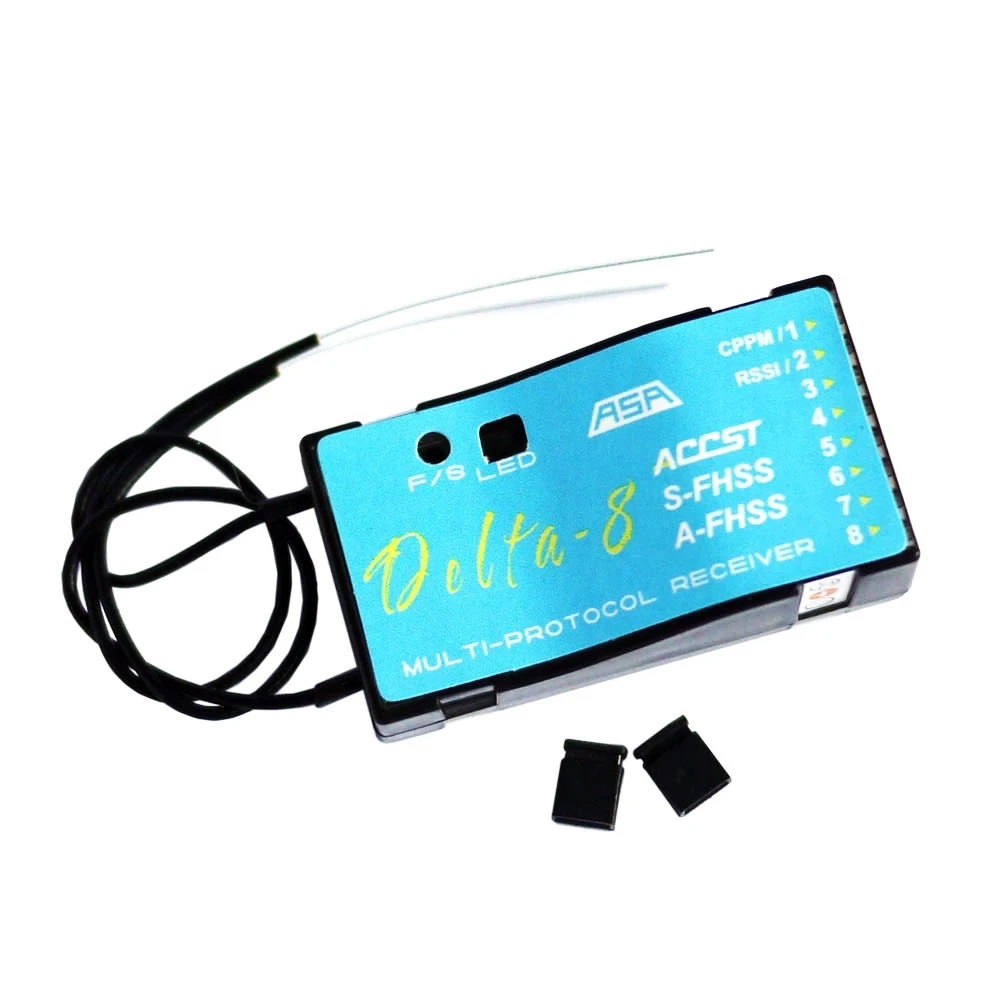 FrSky Delta 8 Receiver ACCST S-FHSS/ FHSS Hitec AFHSS Compatible with X9DP X7 RadioMaster Jumper Futaba 14SG 16SZ 6K Systems