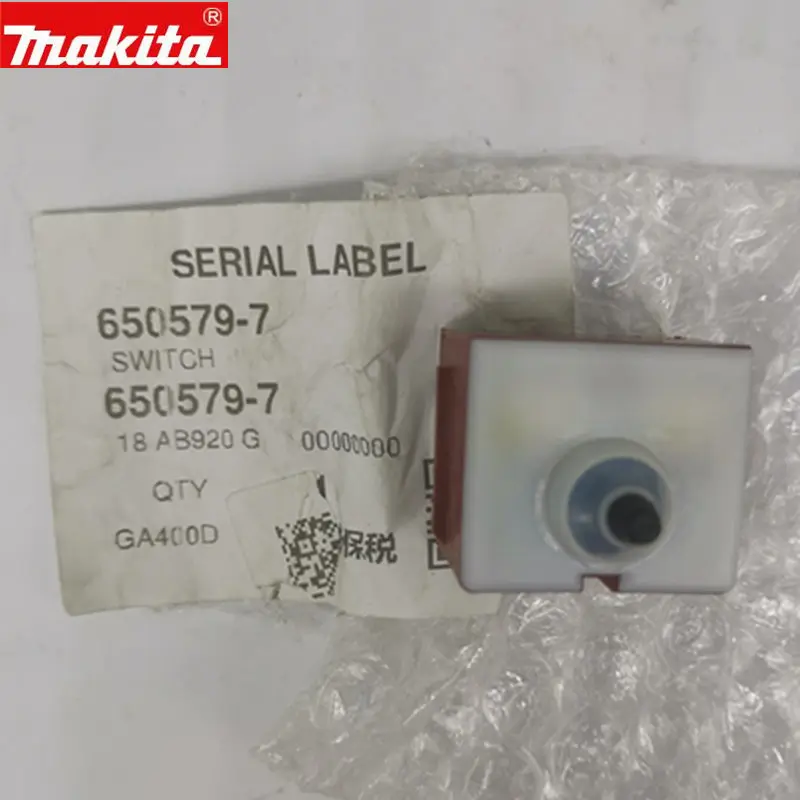 MAKITA 650579-7 Switch For GA400D GD0801C DGA506 DGA456 DGA406 DGA402 DGA404 DGA454 DGA504 DGD800 DGA452RFE BPJ180 BPJ140 BJN161