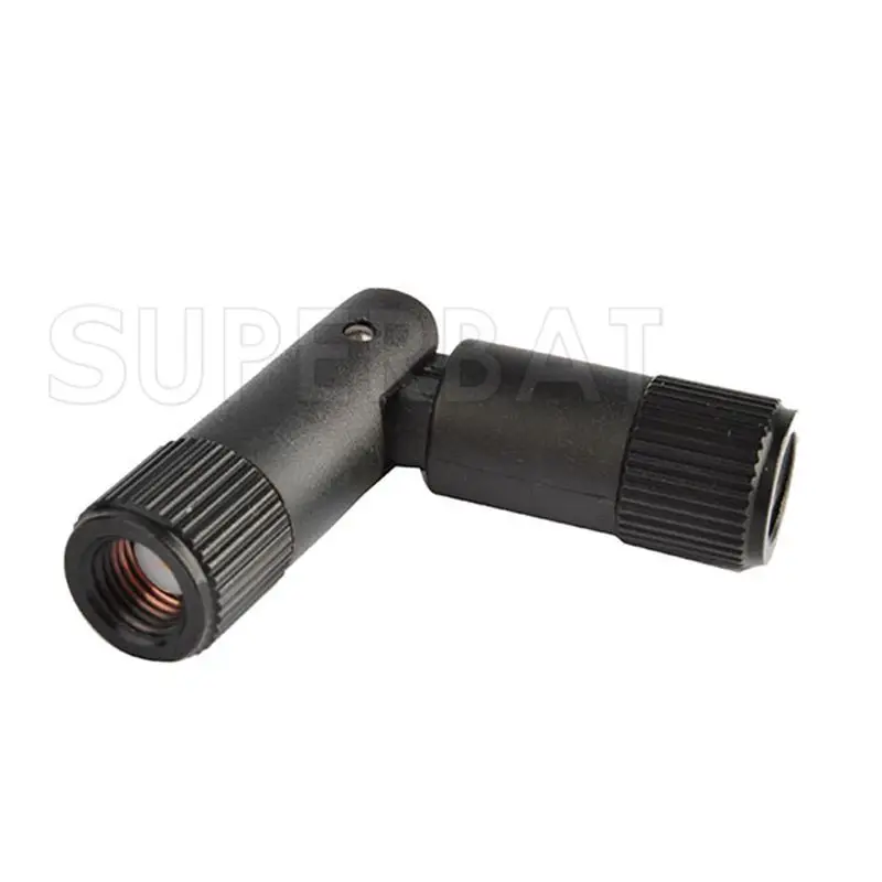 

Superbat RP-SMA Plug to Male Tilt-Swivel Right Angle Straight RF Coaxial Connector Antenna Adapter