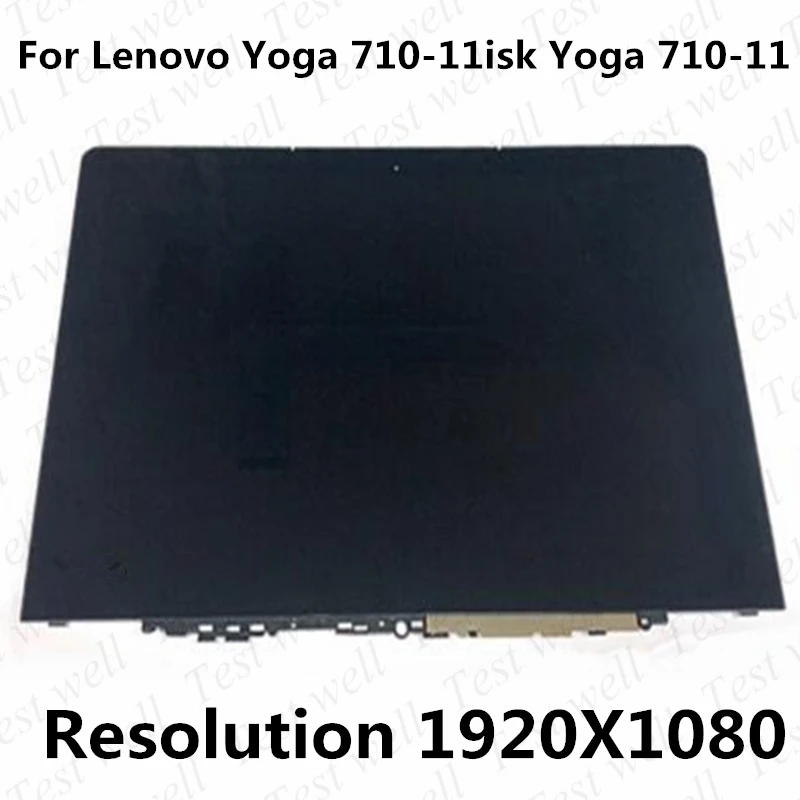 

Original 11.6'' FHD 1920*1080 Lcd Display with Touch Panel Assembly for Lenovo Yoga 710-11isk Yoga 710-11 11ISK with frame