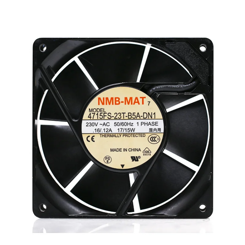 

Original For NMB 4715FS-23T-B5A-DN1 230V 0.16A / 0.12A AC cabinet fan 12038 cooling fan metal frame