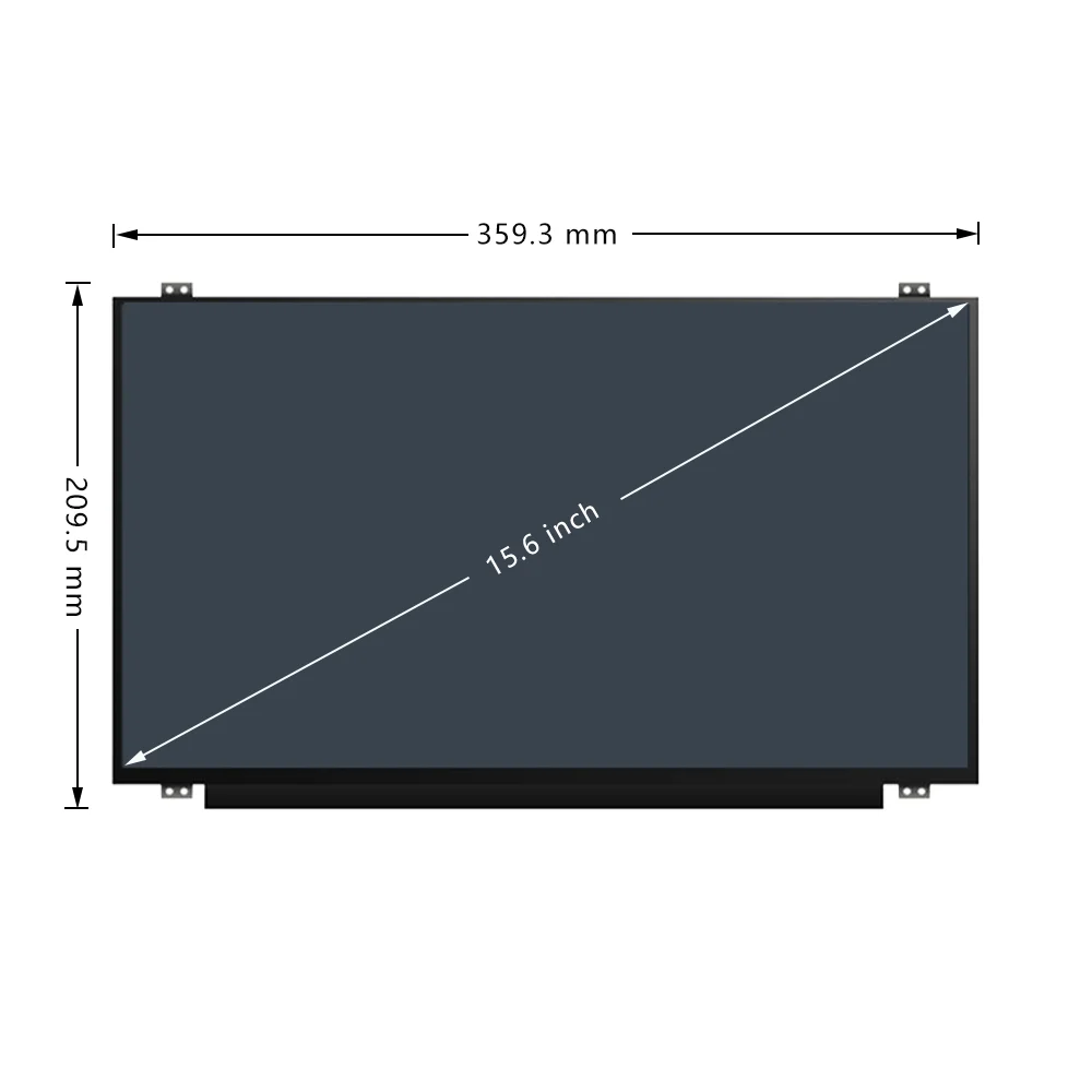 15.6 Inch Laptop LED LCD Screen For B156HTN03.3 B156HW03 N156HGE-LA1 N156HGE-LB1 B156HTN02 B156HTN03 LVDS 40Pins FHD 1920*1080