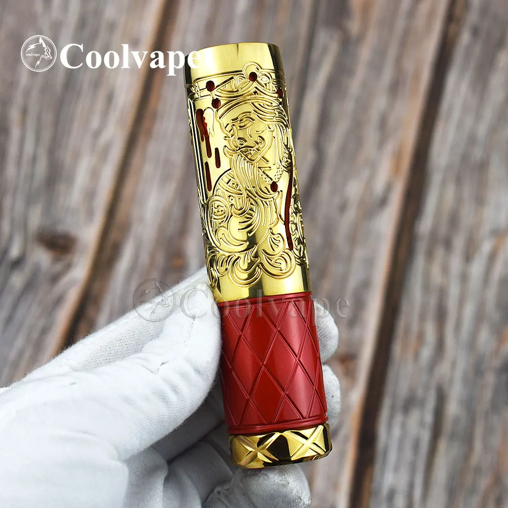 Coolvape samobójstwo królowa mechaniczny Mod e-papieros pasuje Taifun GTR RTA 18650/20700 26mm materiał mosiężny vape vs Tauren mech mod