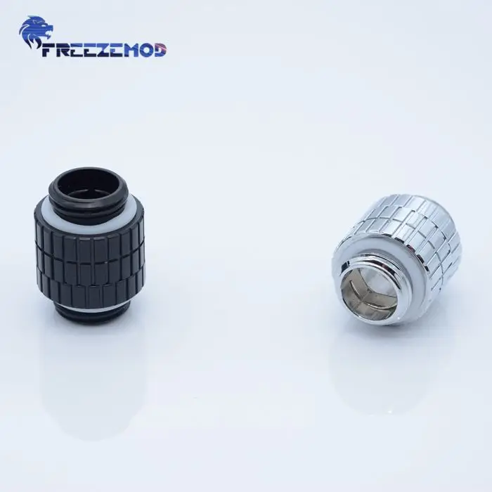 FREEZEMOD G1/4 double male 360 degree rotary inner Hexagonal fixed adapter computer pc water cooler fitting.BXZDS-C14