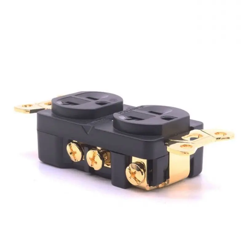 hifi Furutech Rhodium plated US AC Duplex Receptacles Wall Outlet Power Distributor