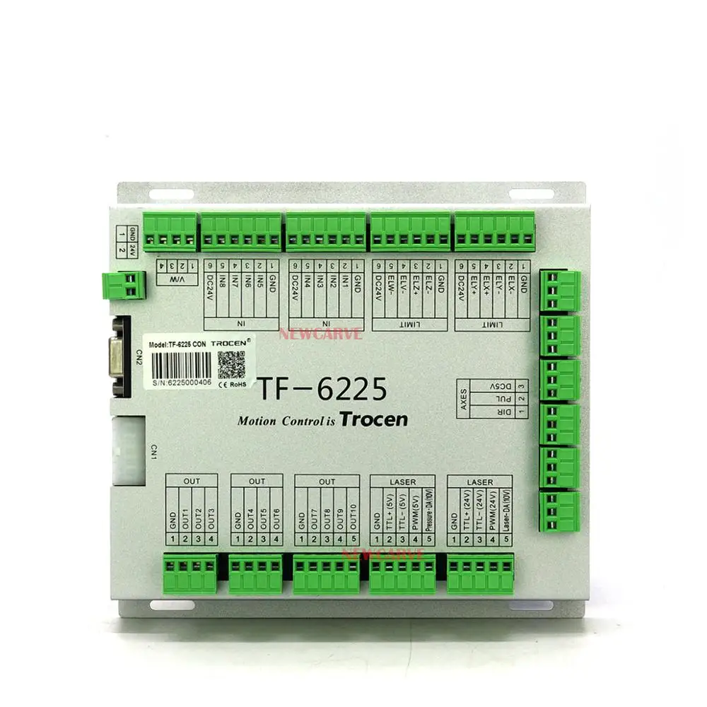 Fibra + CO2 Laser Scheda di Controllo TF-6225 Metallo E Non-Materiale Del Metallo di Taglio Controller + Auto Altezza-sensing sistema di NEWCARVE