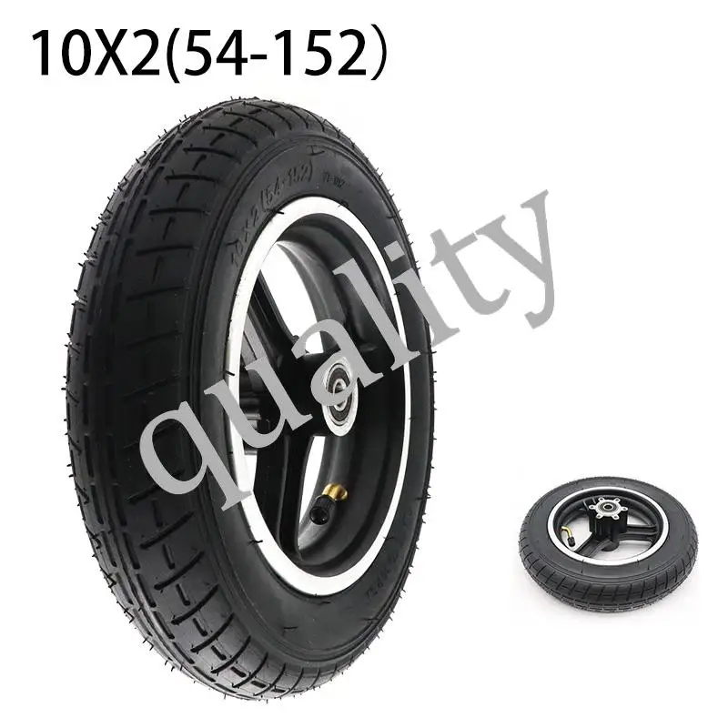 10 Inch 10x2 Wheel 10x2(54-152) Inner Outer Tire with Alloy Rim for Electric Scooter balance car,baby stroller  Parts