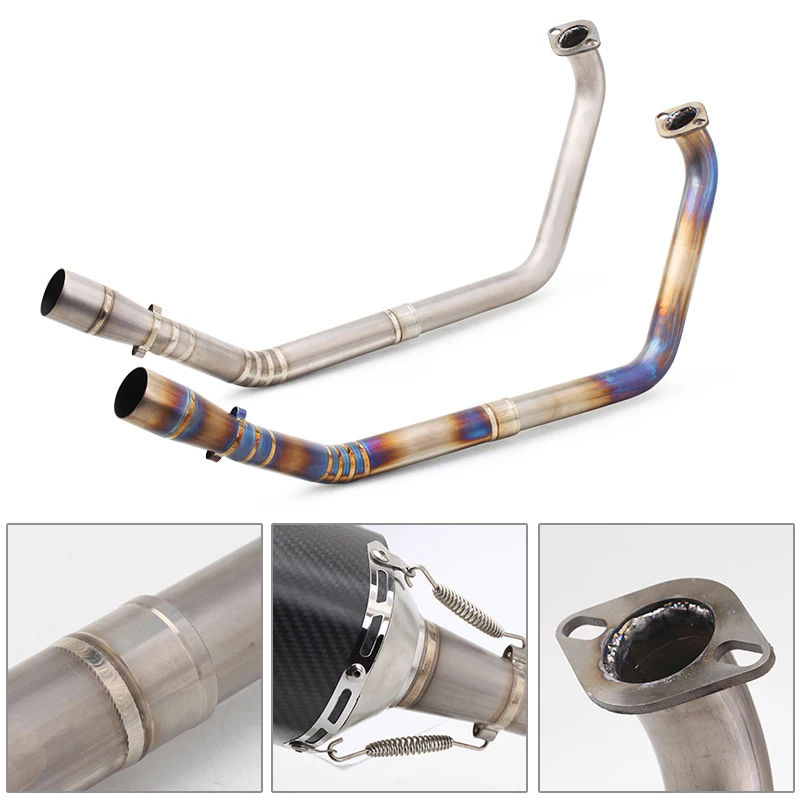 

For Yamaha YZF R125 R15 V3 Modified Escape Slip-on Motorcycle Exhaust Muffler Front Link Pipe YZF-R15 V1 V2 MT15 MT125 2008-2020