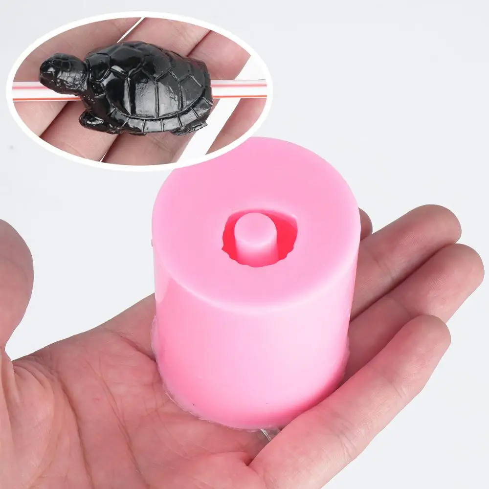 

1 Piece 3D Silicone Straw Topper Mold Silicone Tortoise Turtle Mold For Straw Decoration 9mm Hole Size 10339250