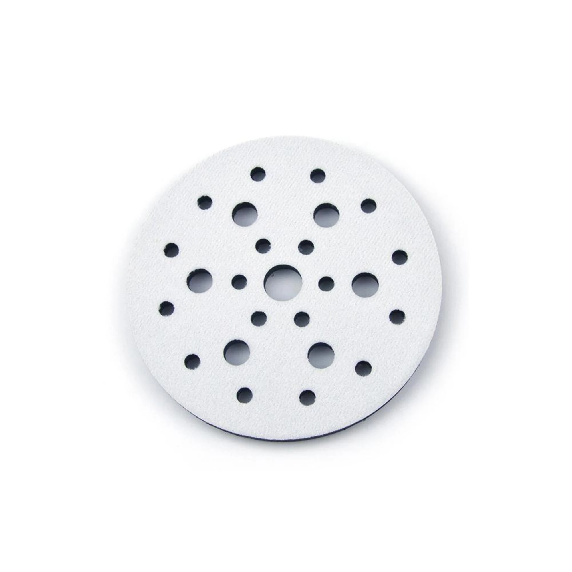 Poliwell-disco de proteção para esponja macia, 1 peça, 6 tamanhos, 150mm, 25 furos, interface com gancho e laço de apoio, almofada abrasiva para polimento
