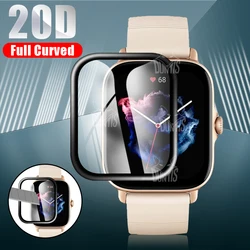 Screen Protector Cover For Huami Amazfit GTS 3 2 Mini GTS3 Smart Watch 20D Soft Glass Curved Protective Film Accessories