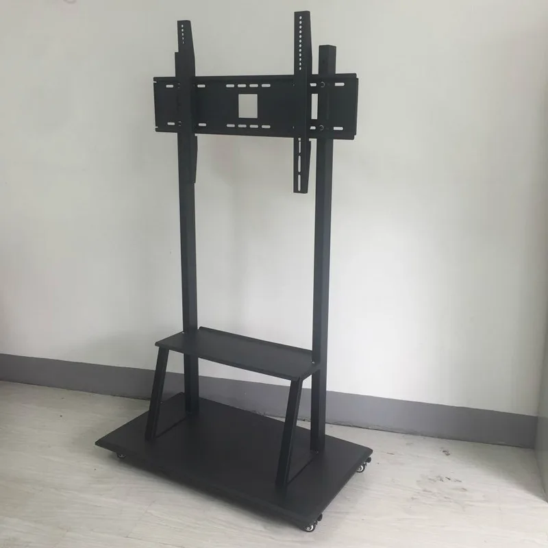 LCD TV mobile stand floor cart stand child teaching touch one machine display stand 50-100 inch