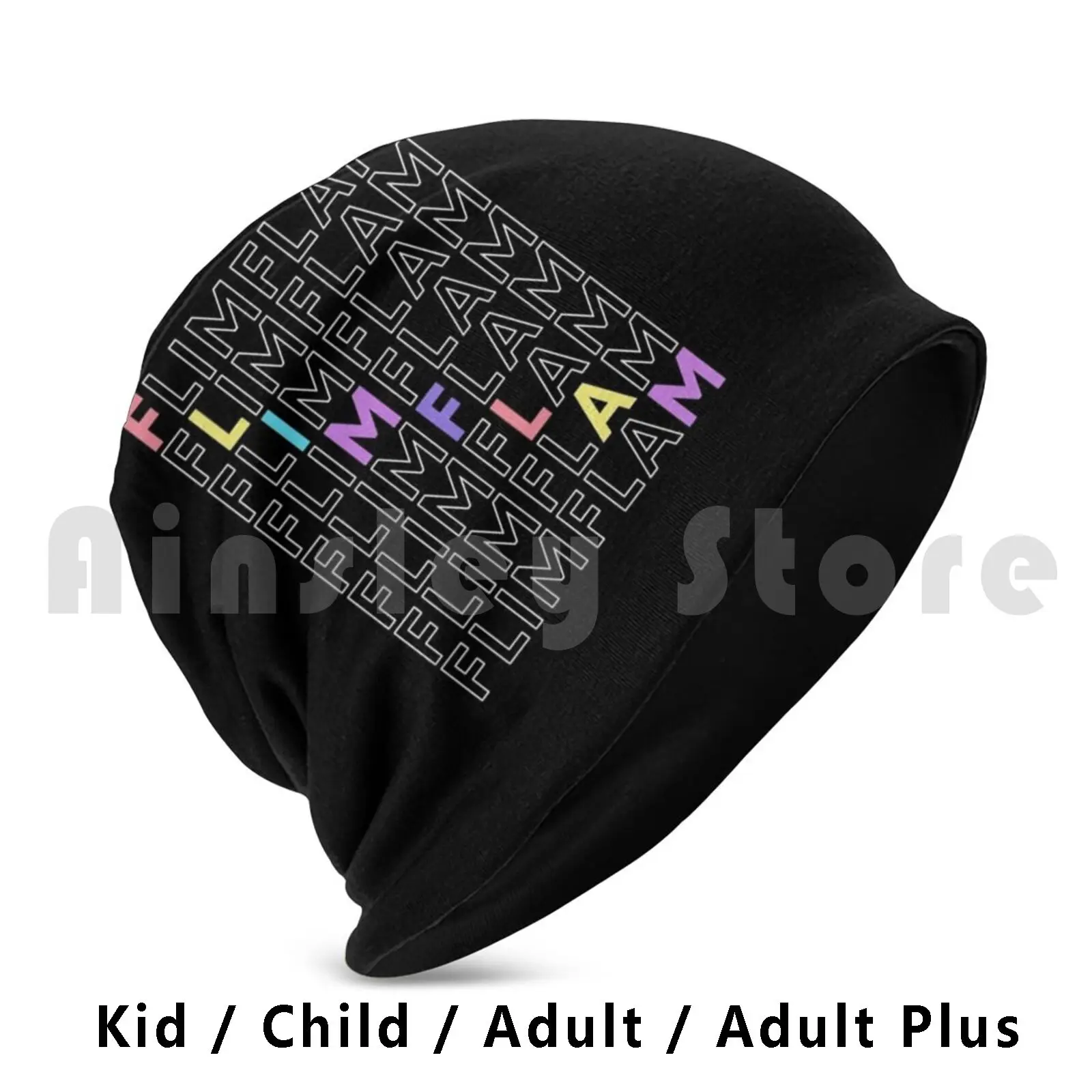 

Flim Flam Repeat разноцветные шапочки-бини, удобный флип Flam Merch Flam Flim Flam, популярная фотография