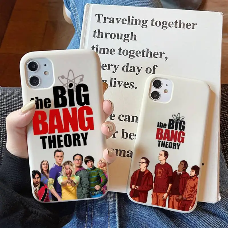 The Big Bang Theory Phone Case Solid Color Soft Cover for iphone 13 11 Pro Max X XS Max XR 7 8 6 6S Plus Fundas