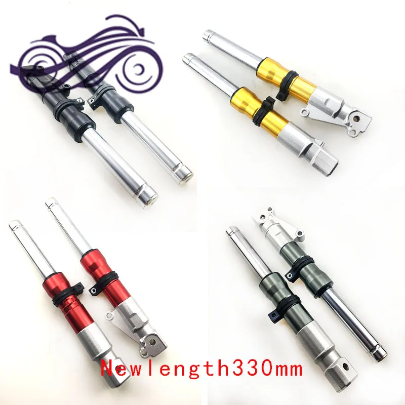 Motorcycle For HONDA DIO AF18 AF28 AF34 AF35 AF36 AF56 Z4 Front disc brakes Modified shock absorber 27-core  350 MM total Length