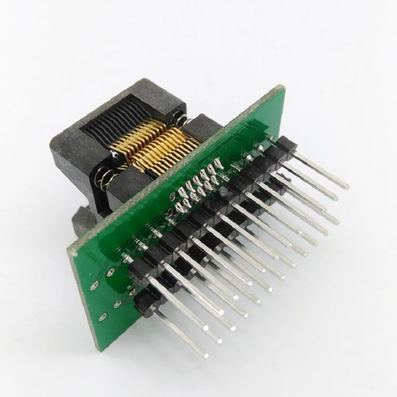 SSOP24/TSSOP24 IC소켓 피치0.65 IC 폭4.4 ~ DIP24 프로그래밍 소켓 플래시 테스트 ZIF 어댑터 고온/저온 30V 50mΩ