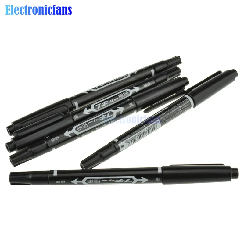 Smart Electronics CCL Anti-etching PCB circuit board Ink Marker Double Pen For DIY PCB