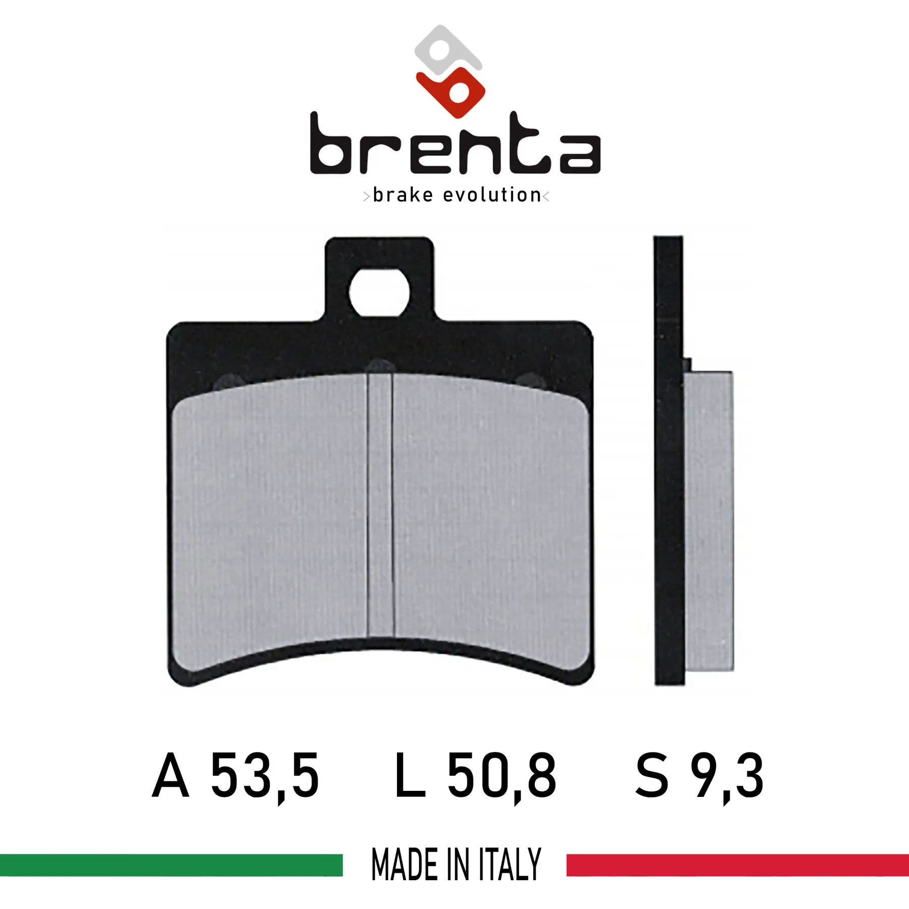 Brenta for MALAGUTI Madison/Warrior/Phantom/Scarabeo 125/200/300 FT3020-FA298 Motorcycle-Scooter Brake Disk Pad Organic (!Rear!)