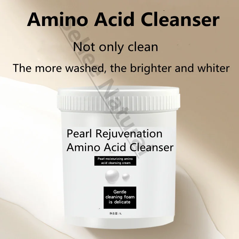 

Facial Cleanser Pearl Rejuvenation Amino Acid Cleanser Face Mild Available For Sensitive Skin 1000ml