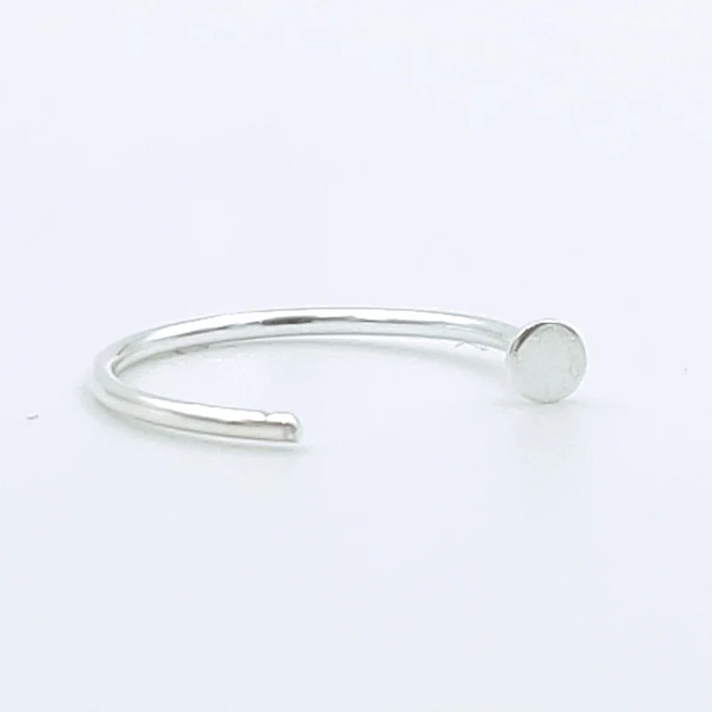 20pcs/pack 925 Sterling silver Nose Hoop Ring Thin 22Gauge nose hoop Helix Piercing  Jewellery