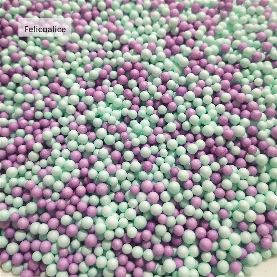 12L DIY Schnee Schlamm Partikel Zubehör Schleim Kugeln Kleine Winzige Schaum Perlen Für Floam Füllstoff Für DIY Liefert 2-4mm – Detail 21