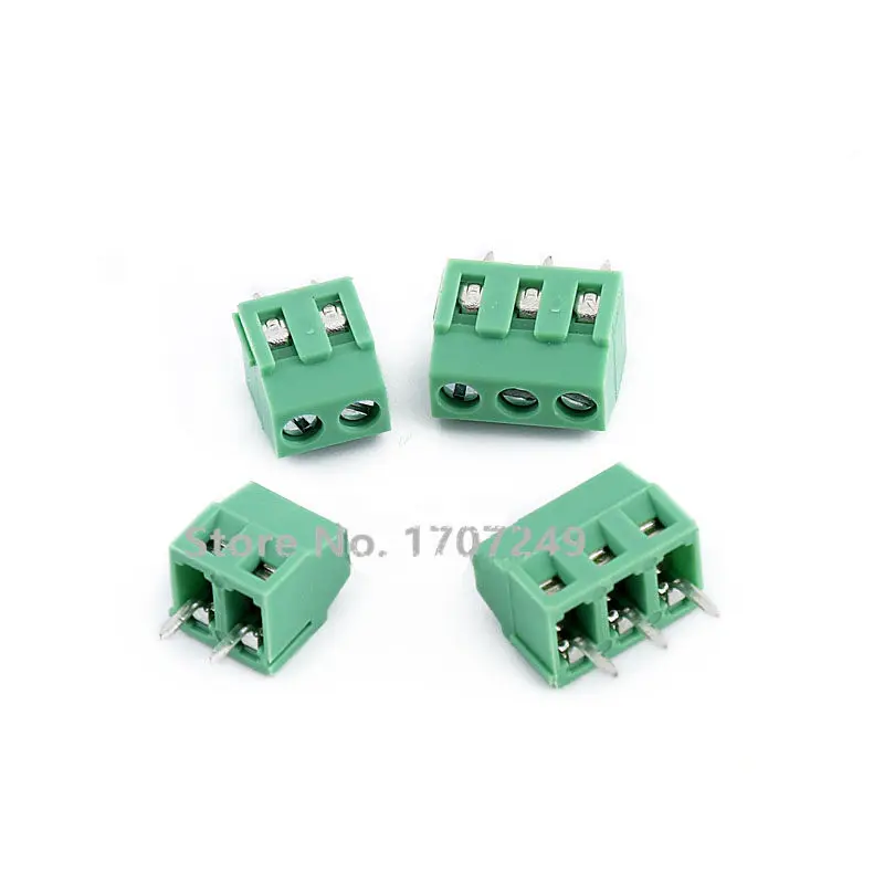 Free Shipping 500Pcs KF128-2P 3P KF128-3.5-2P 3P KF128-3.81-3P KF128 3.5mm/3.81mm spacing can be spliced screw type PCB terminal