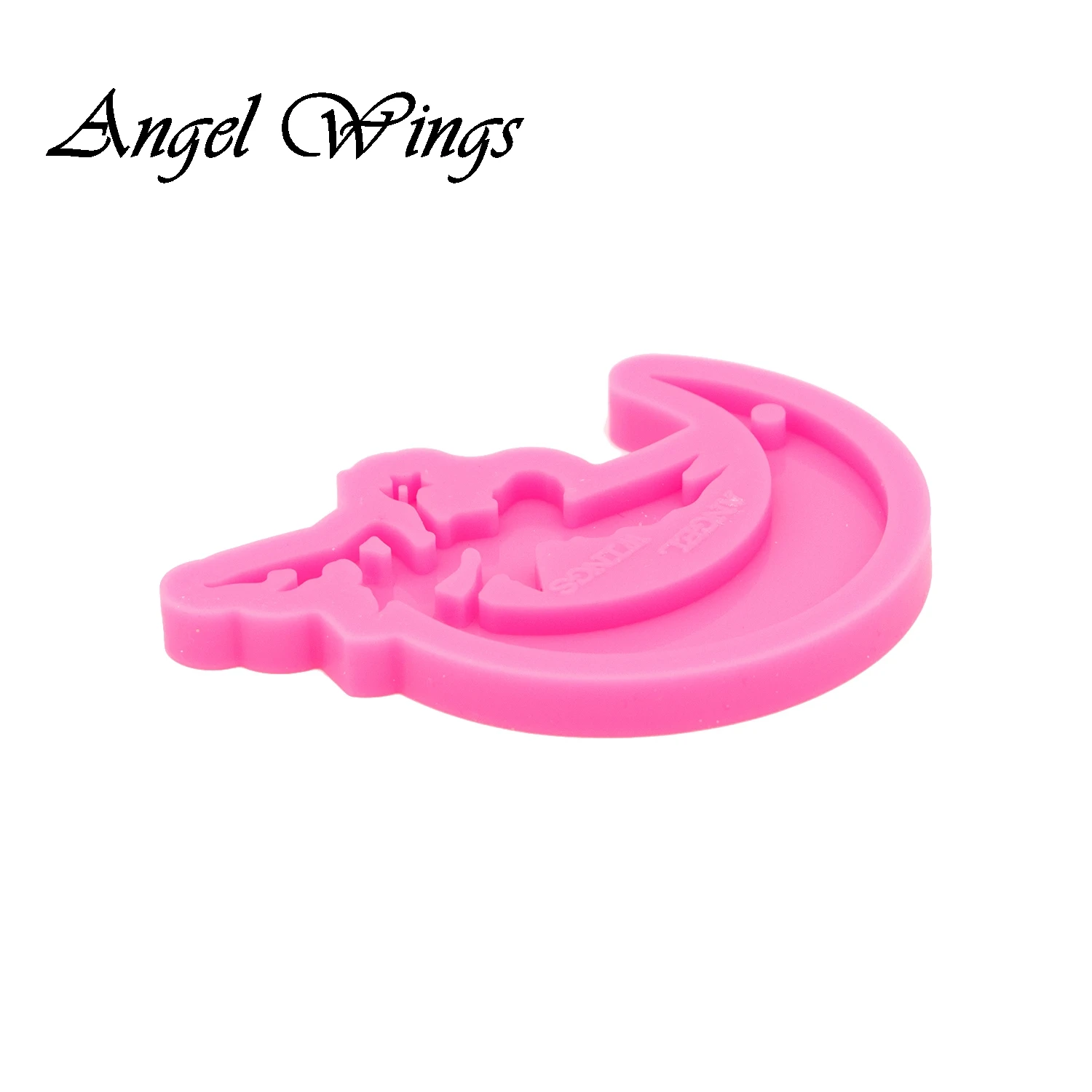 Fairy Keychains Silicone Molds DIY MOONTINK Necklace Jewelry Shiny Epoxy Resin Mould DY0514