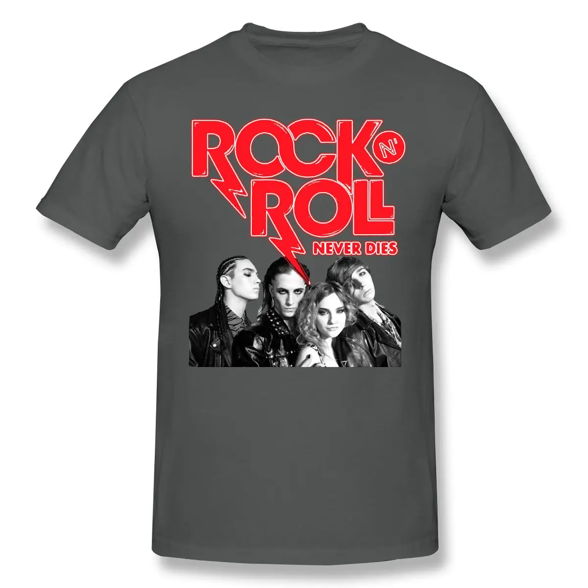 Maneskin Rock Band Tshirt man T Shirt Shirts Cotton Summer Tops Tshirts Short Sleeves Tees T-Shirt Woman