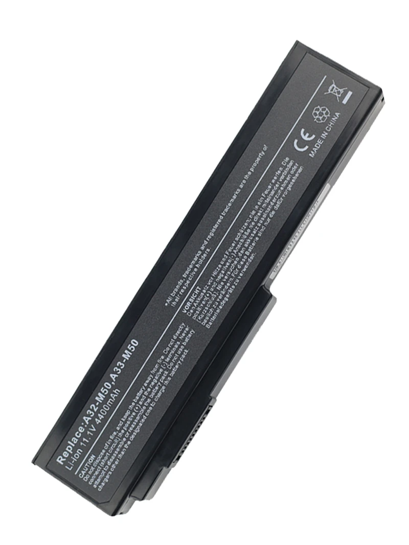 5200mah/4400mah notebook baterie pro ASUS G50 N52JA G51 M50 M51 N61 N53S N61J X55 N43S N43J N61V A32-N61 N53J A32-M50 N61JQ