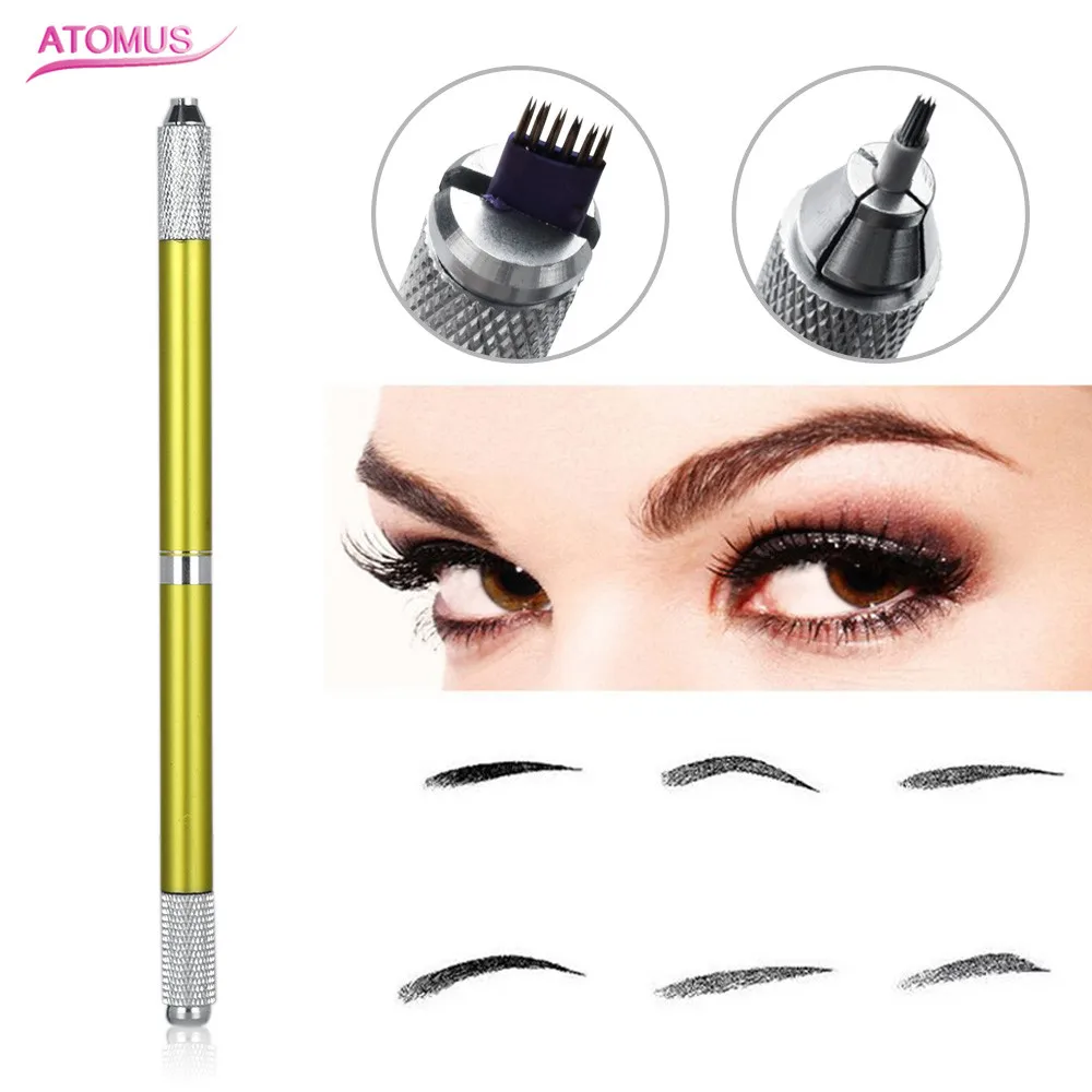 1pc Microblading 3d Pen New Permanent Makeup Machine Caneta Tebori Kalici Makyaj Makinesi Pluma Eyebrow Tatoo Pen