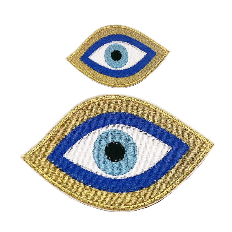 Wholesale Patches Eye BadgeS Hand Embroidery patches  DIY Apparel Accessories  Sewing Supplies  Iron on patches