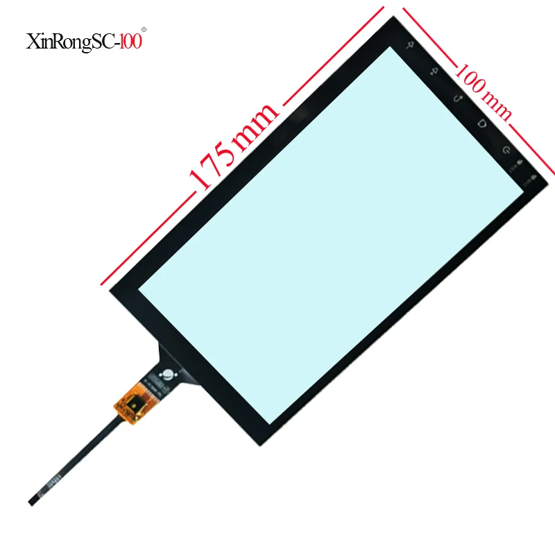 New XY-PG70049-FPC ZB90PS0011 7inch Capacitive screen For GPS CAR 175mm*100mm Touchsensor glass