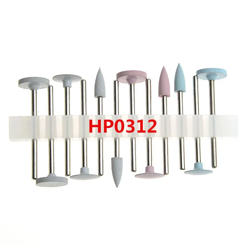 Dental Composite Polishing Stone Kits RA0309 / HP0312 Assorted Dental Prophy Stone Coloring Material Instrument