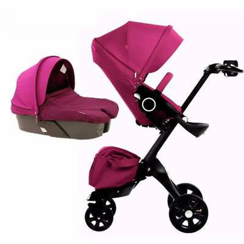 2 In 1 Baby Stroller High Landscape Folding Portable Baby Carriage For Newborns Luxury Prams For 0-3 Years Old